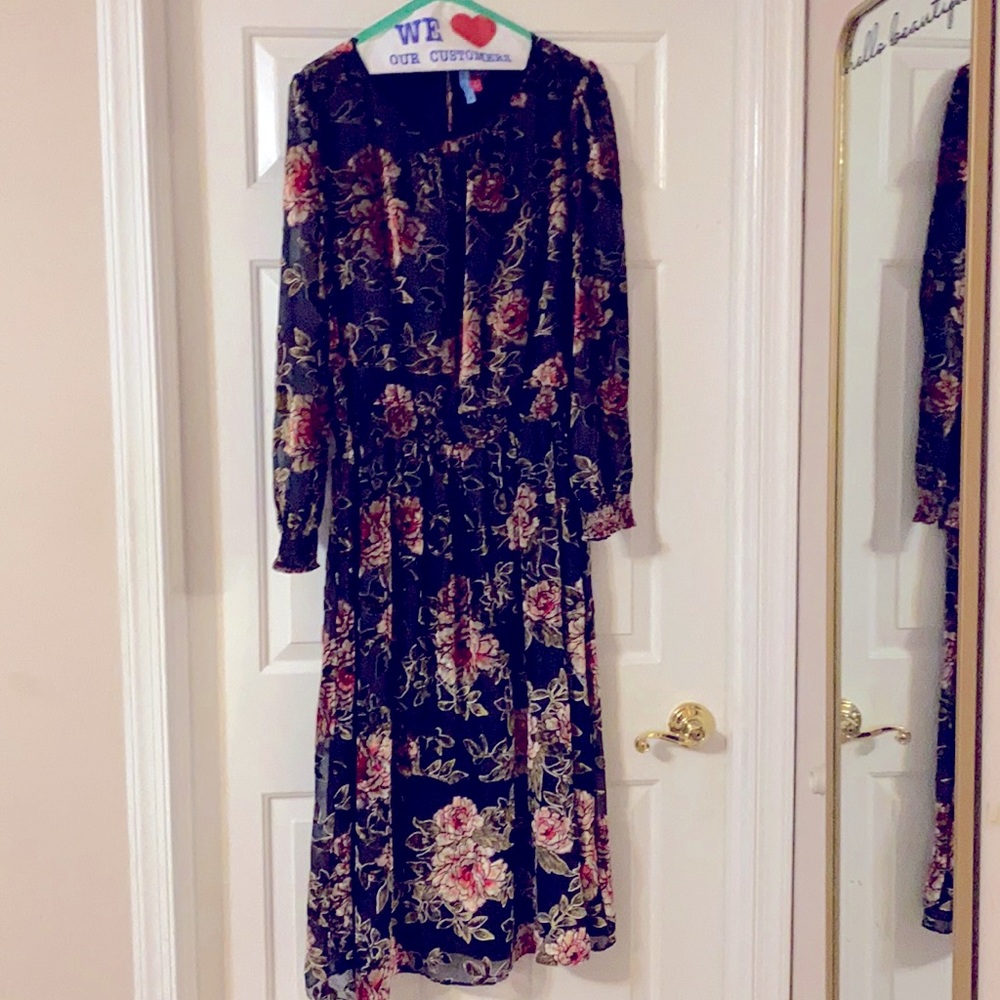 Vince Camuto floral dress.